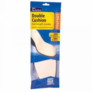 PROFOOT DOUBLE CUSHION INSOLE MENS