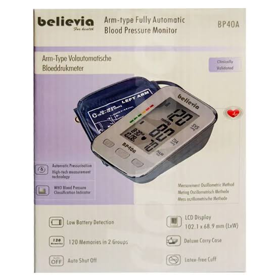 Arm type Blood Pressure Meter Type C (BP40A)