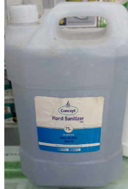 concept hand sanitizer liquid 5ltr