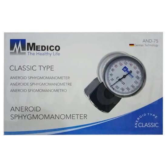 Medico Aneroid  Sphygmomanometer Blood Pressure Monitor