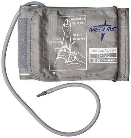 Medline Digital Blood Pressure Monitor Cuff Adult X-Large