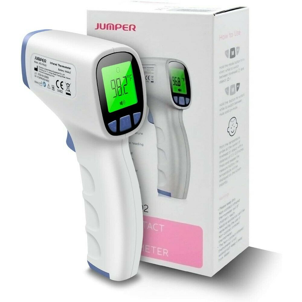 jumper-non-contact-forehead-thermometer-fda-ce-approved-jpd-fr202-33 Jumper Digital Non-Contact Infrared Forehead Thermometer - JPD-FR502 - Image 1