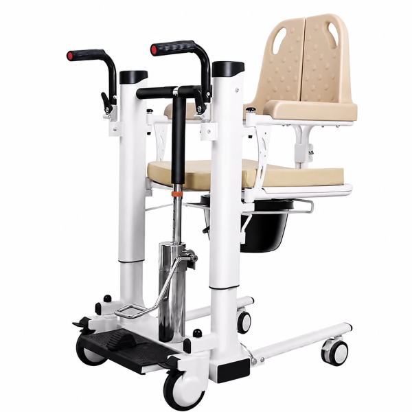 Hydraulic Patient Lifter Transfer Chair with Adjustable Height