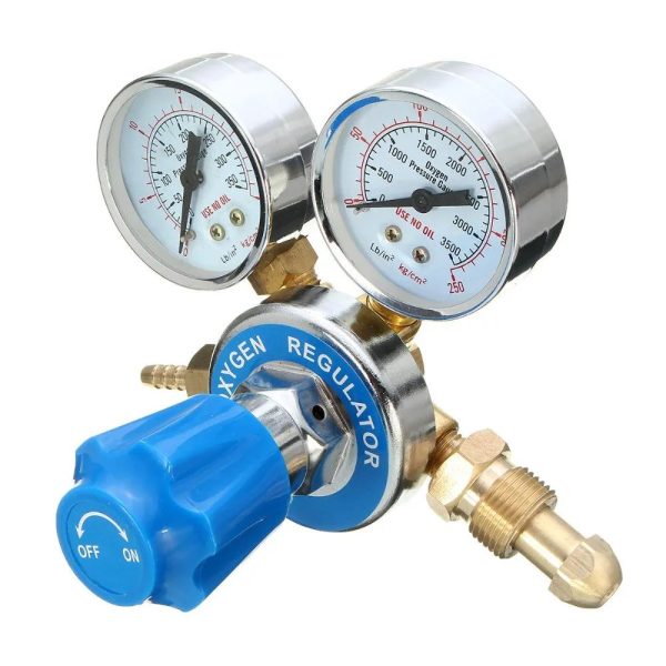 Oxygen Pressure Regulator double gauge
