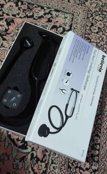 Dual Head Cardiology Stethoscope Black Edition BCS-06